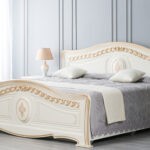 Азалия Кровать 900 Белая ПВХ