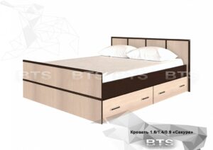 Сакура кровать 1,6м 2