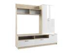Софи Гостинная СЦС 1800.1 Цвет: Белый глянец, Дуб сонома 1