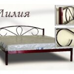 Кровать металическая Лилия 800х1900