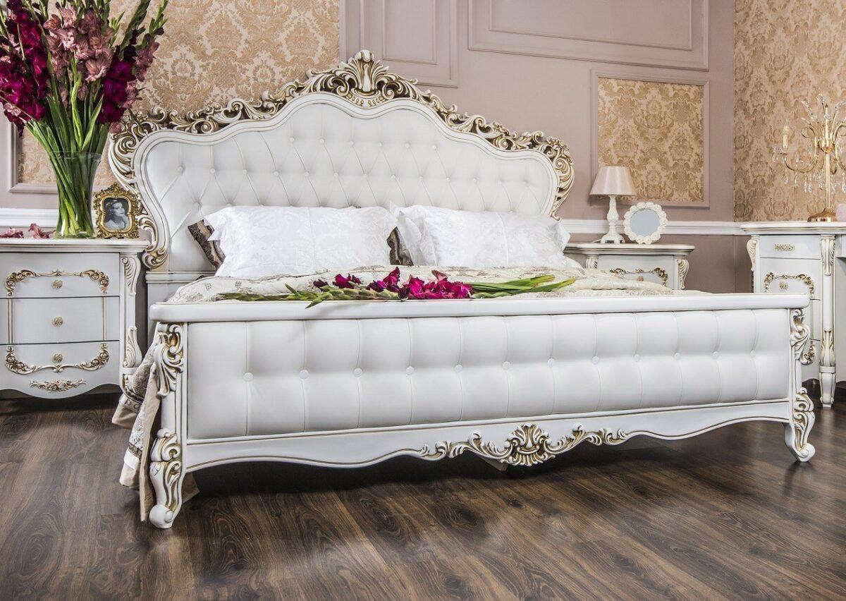 Кровать 180х200 см Анна Мария белый матовый 4